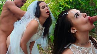 The bride cheats on her husband in the hottest wedding scandal ever
