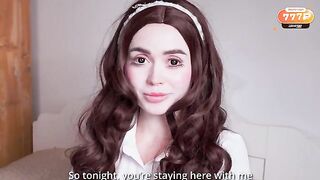 The woman was turned into a sex doll and fucked by her boyfriend in a ritual