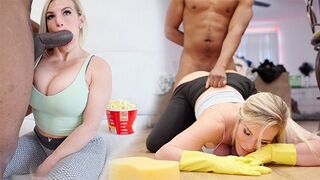 Stepmom gets her pussy pounded by BBC all day long