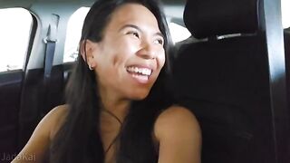 She jumped so hard her tits did the jitter, a wild Miami vlog