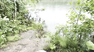 A couple has a rough and wet sex session in the car