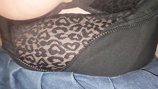 Babe jumps on the cock as if racing for a passionate title