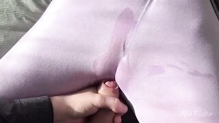 I rubbed my wet pussy with rubber, feeling every thrill