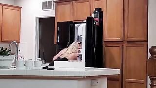 A blonde with big tits fucks her neighbor, not minding the consequences