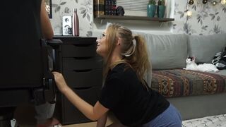 The little girl wants to be fucked and have her pussy filled with cum