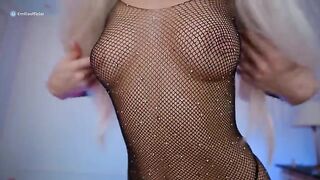 A fit girl with a juicy ass rides a big cock passionately - EmiliaBunny