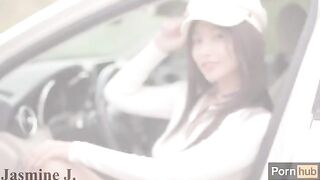 The girl, Jasmine J, had to pee so bad, she squirted in the car