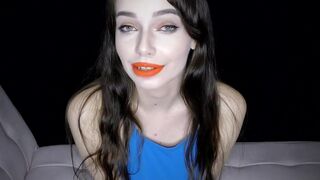 You hate her big tits, but she wants you to cum