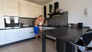 Squirting pussy as a reward for the new clit sucker