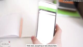Student gave the teacher a blowjob and was fucked on the table in 4K