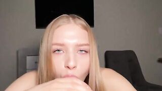 Barbie loves to suck huge dicks and get on her pretty face