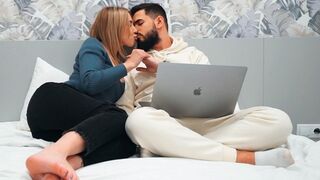 A perfect girl seduces her new boyfriend and fucks with him