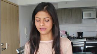 I fuck my stepsister after he makes me a parade with his lingerie, Colombia style
