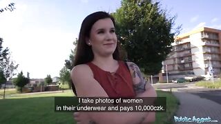 Photography studio agent fucked petite teen Little Eliss for cash