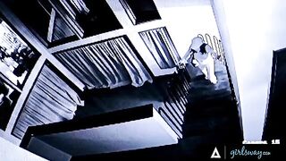 Angela White rough fucked the thief in a steamy scene