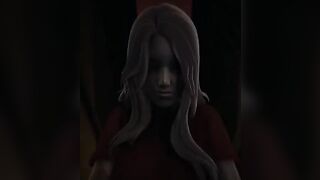 Alma Cowgirl Pose POV with intense eye contact action